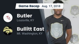 Recap: Butler  vs. Bullitt East  2018