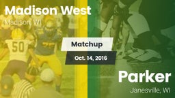 Matchup: Madison West vs. Parker  2016