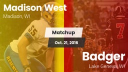 Matchup: Madison West vs. Badger  2016