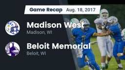 Recap: Madison West  vs. Beloit Memorial  2017