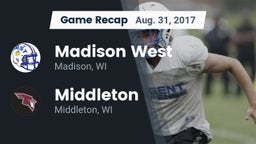 Recap: Madison West  vs. Middleton  2017