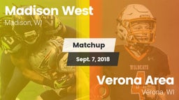 Matchup: Madison West vs. Verona Area  2018