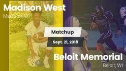 Matchup: Madison West vs. Beloit Memorial  2018