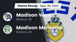 Recap: Madison West  vs. Madison Memorial  2022