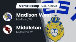 Recap: Madison West  vs. Middleton  2022