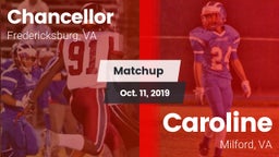 Matchup: Chancellor vs. Caroline  2019