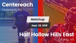 Matchup: Centereach vs. Half Hollow Hills East  2018