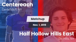Matchup: Centereach vs. Half Hollow Hills East  2019