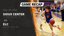 Recap: Sioux Center  vs. ELC  2016