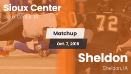Matchup: Sioux Center High vs. Sheldon  2016