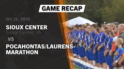 Recap: Sioux Center  vs. Pocahontas/Laurens-Marathon 2016