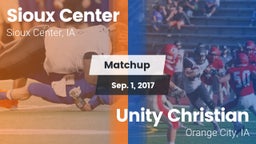 Matchup: Sioux Center High vs. Unity Christian  2017