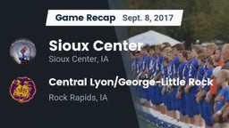 Recap: Sioux Center  vs. Central Lyon/George-Little Rock  2017