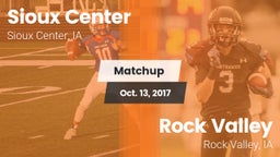 Matchup: Sioux Center High vs. Rock Valley  2017
