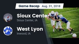 Recap: Sioux Center  vs. West Lyon  2018