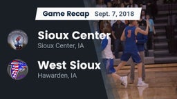 Recap: Sioux Center  vs. West Sioux  2018