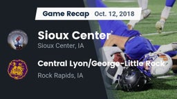 Recap: Sioux Center  vs. Central Lyon/George-Little Rock  2018