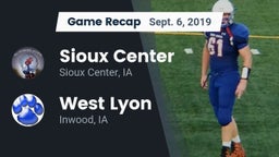 Recap: Sioux Center  vs. West Lyon  2019