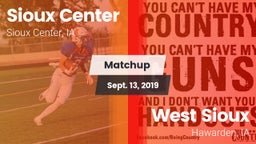 Matchup: Sioux Center High vs. West Sioux  2019