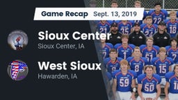 Recap: Sioux Center  vs. West Sioux  2019