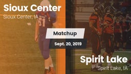 Matchup: Sioux Center High vs. Spirit Lake  2019