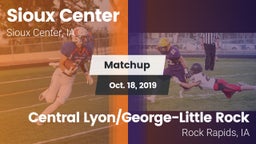 Matchup: Sioux Center High vs. Central Lyon/George-Little Rock  2019
