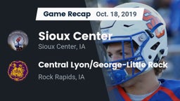 Recap: Sioux Center  vs. Central Lyon/George-Little Rock  2019