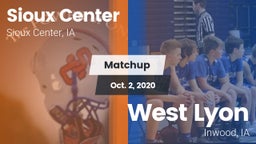 Matchup: Sioux Center High vs. West Lyon  2020