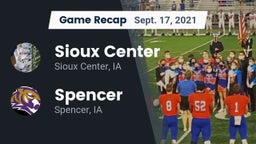 Recap: Sioux Center  vs. Spencer  2021