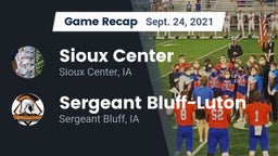 Recap: Sioux Center  vs. Sergeant Bluff-Luton  2021