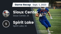 Recap: Sioux Center  vs. Spirit Lake  2023