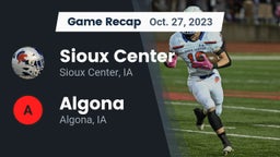 Recap: Sioux Center  vs. Algona  2023