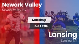 Matchup: Newark Valley vs. Lansing  2016
