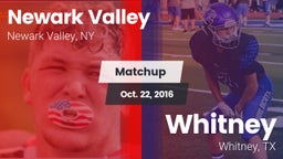 Matchup: Newark Valley vs. Whitney  2016