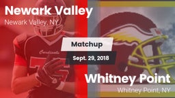 Matchup: Newark Valley vs. Whitney Point  2018