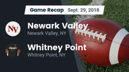 Recap: Newark Valley  vs. Whitney Point  2018