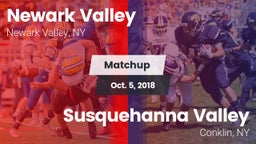 Matchup: Newark Valley vs. Susquehanna Valley  2018