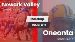 Matchup: Newark Valley vs. Oneonta  2018