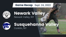 Recap: Newark Valley  vs. Susquehanna Valley  2022