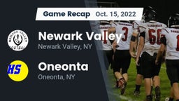 Recap: Newark Valley  vs. Oneonta  2022