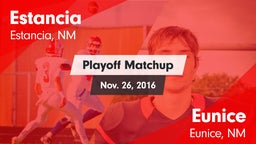 Matchup: Estancia vs. Eunice  2016