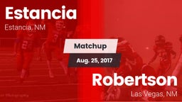 Matchup: Estancia vs. Robertson  2017
