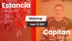 Matchup: Estancia vs. Capitan  2017