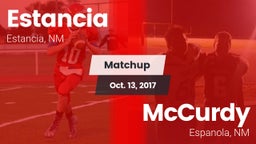 Matchup: Estancia vs. McCurdy  2017