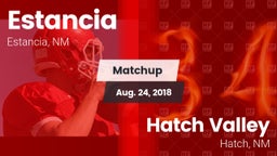 Matchup: Estancia vs. Hatch Valley  2018