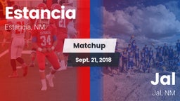 Matchup: Estancia vs. Jal  2018