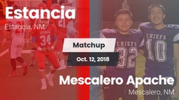 Matchup: Estancia vs. Mescalero Apache  2018