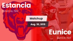 Matchup: Estancia vs. Eunice  2019