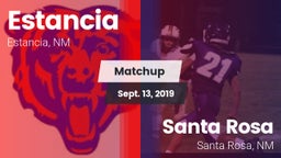 Matchup: Estancia vs. Santa Rosa  2019