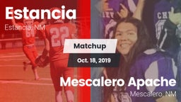 Matchup: Estancia vs. Mescalero Apache  2019